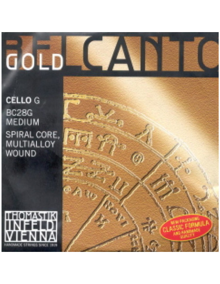 Cuerda 3 Cello Thomastik Belcanto Gold BC-28G