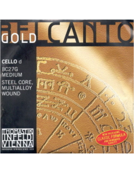 Cuerda 2 Cello Thomastik Belcanto Gold BC-27G