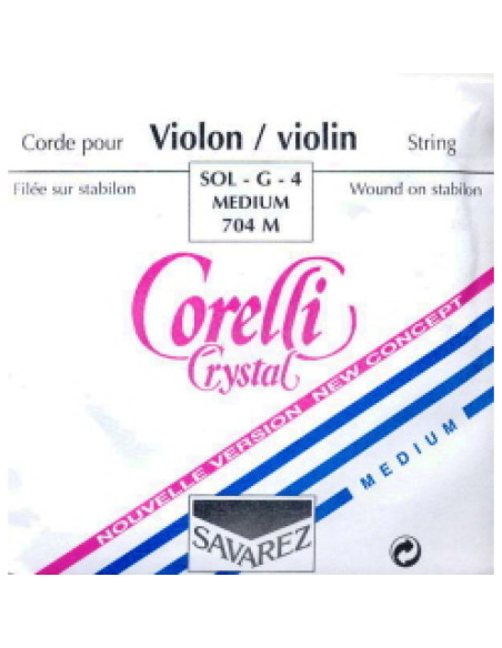 Cuerda 4 Violín Corelli Crystal 704-M