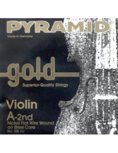 Cuerda 2 Pyramid Gold Violin 1/2 108102