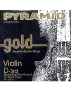 Cuerda 3 Pyramid Gold Violin 1/2 108103