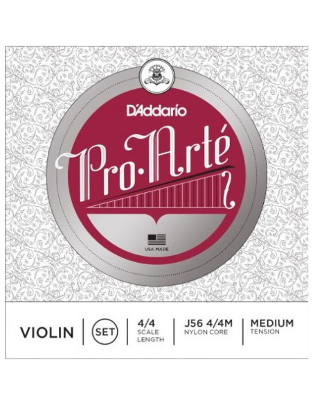 Juego Cuerdas Violín D'Addario Pro-Arté J-56