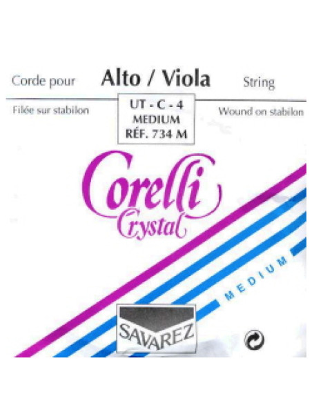 Cuerda 4 Viola Corelli Crystal 734-M