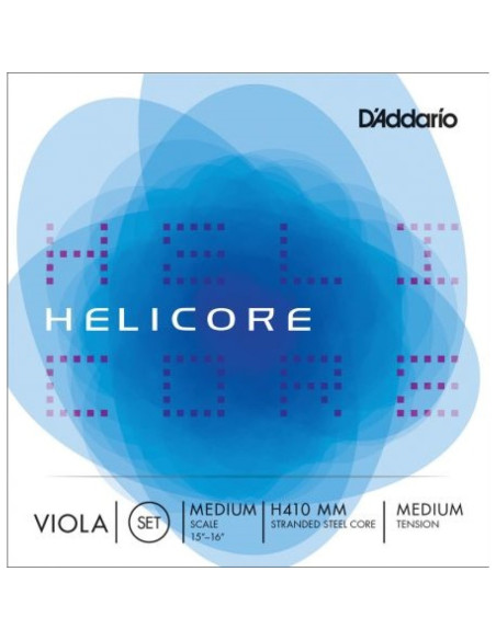 Juego Cuerdas Viola D'Addario Helicore H-410 LM