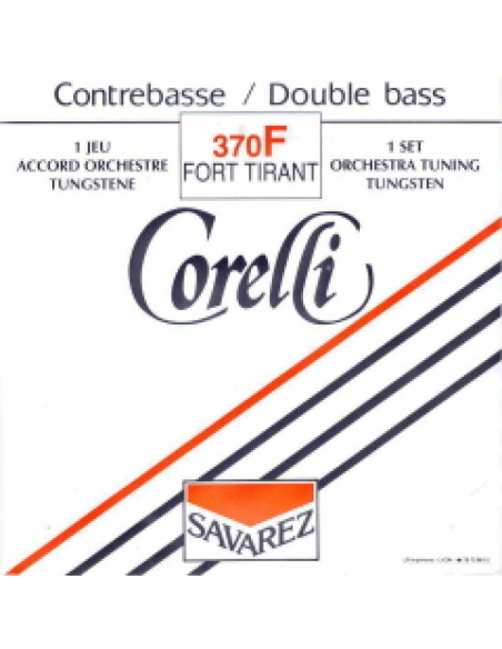 Juego Contrabajo Corelli 370-F Tungsteno