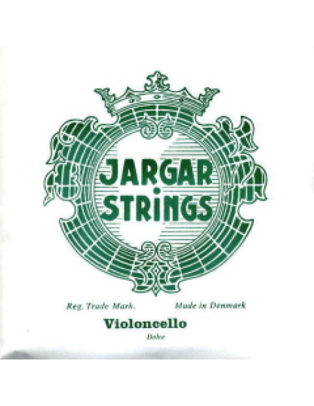 Cuerda 3 Cello Jargar Verde Plata