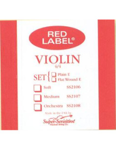 Juego Violín Super-Sensitive Red Label 210 1/4