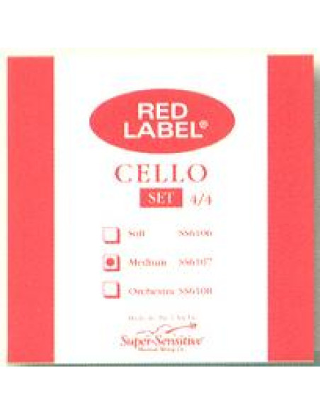 Cuerda 4 Cello Super-Sensitive Red Label 614