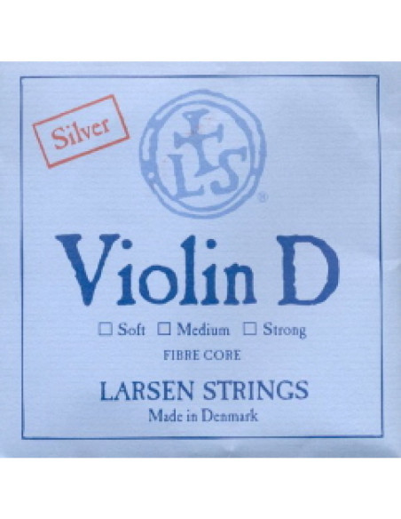 Cuerda 3 Violín Larsen Suave Plata