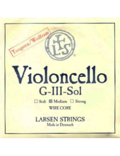 Cuerda 3 Cello Larsen Wire Core Media