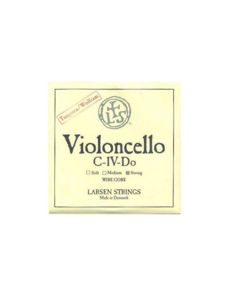 Cuerda 4 Cello Larsen Wire Core Fuerte