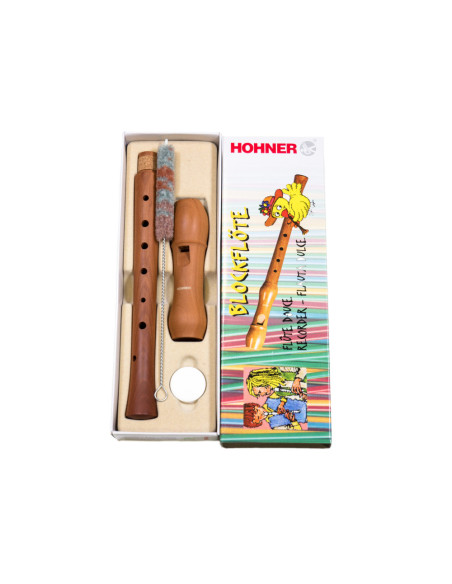 Flauta Hohner 9501 Madera Peral Digitación Alemana 2 piezas
