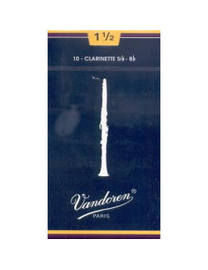 Caja 10 Cañas Clarinete Vandoren Tradicional 4 caja azul