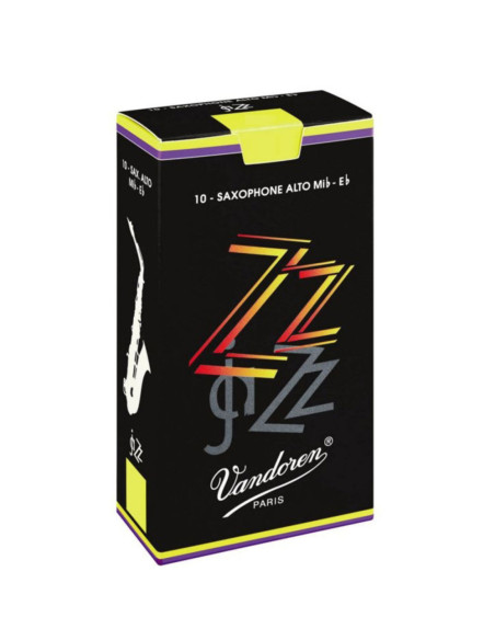 Caja 10 Cañas Saxo Alto Vandoren ZZ 3½ caja negra