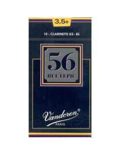 Caja 10 Cañas Clarinete Vandoren 56 rue Lepic 3½+