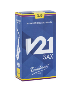 Caja 10 Cañas Saxo Alto Vandoren V-21 2½