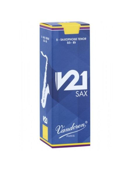 Caja 5 Cañas Saxo Tenor Vandoren V-21 3½