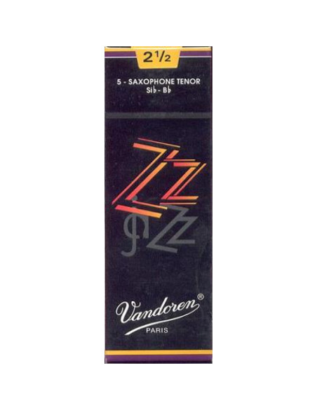 Caja 5 Cañas Saxo Tenor Vandoren ZZ 3 caja negra
