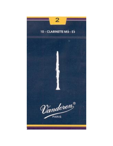 Caja 10 Cañas Requinto Vandoren Tradicional 2 caja azul