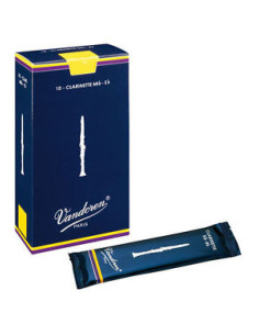 Caja 10 Cañas Requinto Vandoren Tradicional 2½ caja azul