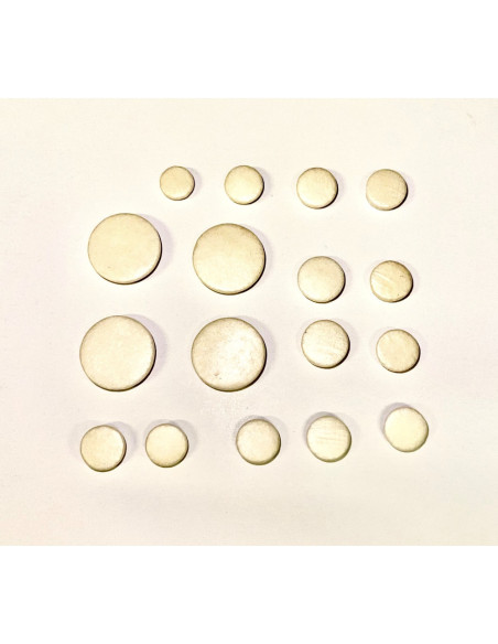 Juego Zapatillas Clarinete Glotin 17/6 Cuero Blanco N1