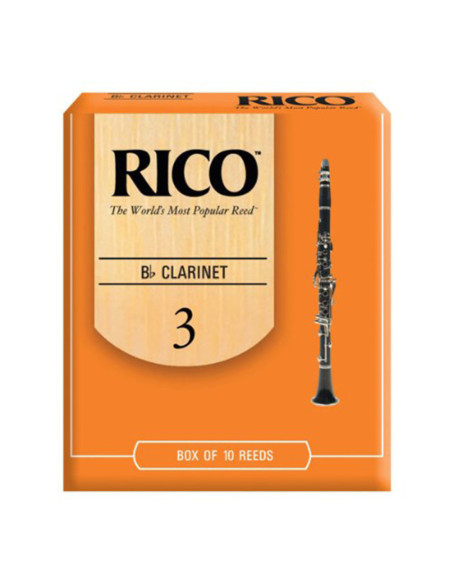 Caja 10 Cañas Clarinete Rico by D'Addario 3