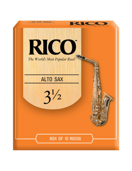Caja 10 Cañas Saxo Alto Rico by D'Addario 3½