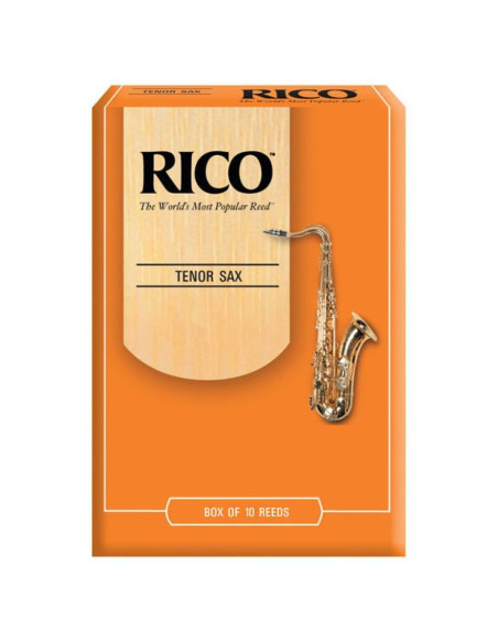 Caja 10 Cañas Saxo Tenor Rico by D'Addario 3½