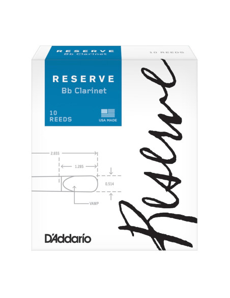 Caja 10 Cañas Clarinete Organic Reserve by D'Addario 4