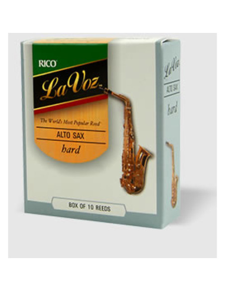 Caja 10 Cañas Saxo Alto La Voz by D'Addario Blanda