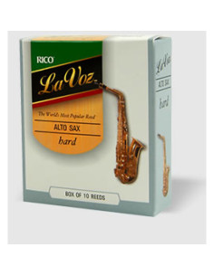 Caja 10 Cañas Saxo Alto La Voz by D'Addario Dura