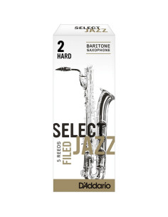 Caja 5 Cañas Saxo Barítono Select Jazz by D'Addario 2 Dura Filed
