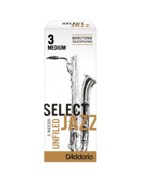 Caja 5 Cañas Saxo Barítono Select Jazz by D'Addario 3 Media Filed