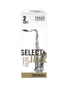 Caja 5 Cañas Saxo Tenor Select Jazz by D'Addario 2 Suave Filed