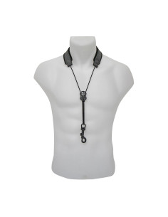 Cordón Saxo BG S-20SH Acolchado Cuero Negro