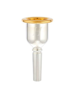 Boquilla Tuba Denis Wick Heritage 3186-3L Plateada y Dorada