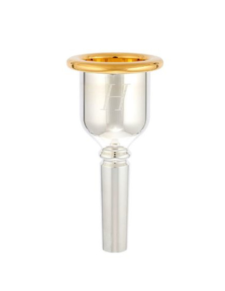 Boquilla Tuba Denis Wick Heritage 3186-3L Plateada y Dorada