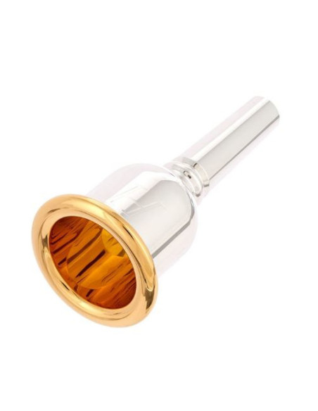 Boquilla Tuba Denis Wick Heritage 3186-5L Plateada y Dorada