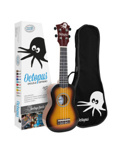 Ukelele Soprano Octopus UK-205 OVB Violin Burst
