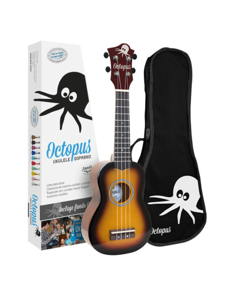 Ukelele Soprano Octopus UK-205 OVB Violin Burst