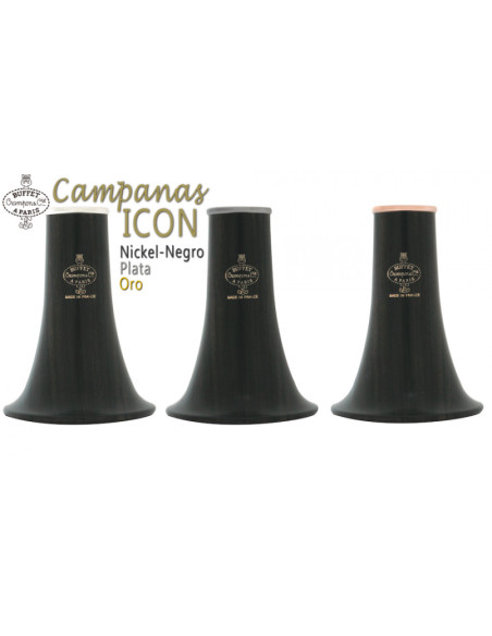 Campana Clarinete Buffet Crampon ICON F34075NIN Bb/A Chapado Niquel
