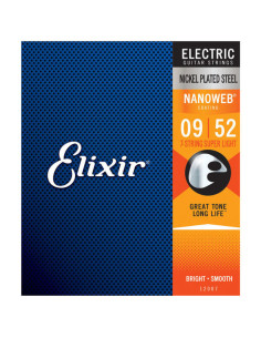 Juego 7 Cuerdas Guitarra Eléctrica Elixir Nanoweb 12007 (009-052)