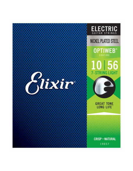 Juego 7 Cuerdas Eléctrica Elixir Optiweb 19057 (010-056)