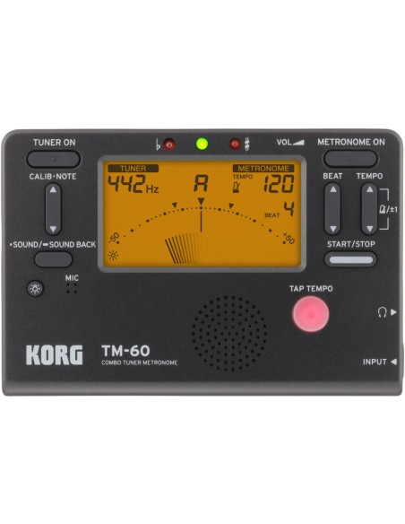 Metrónomo Afinador Korg TM-60
