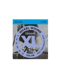 Juego Cuerdas Guitarra Eléctrica D'Addario EXL-116 011-052