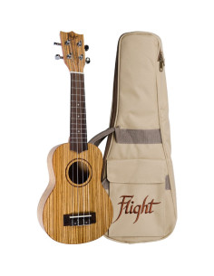 Ukelele Soprano Flight DUS-322 Designer Zebrano