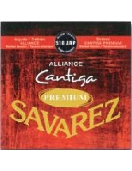 Juego Savarez Alliance Cantiga Premium Roja Clasica 510-ARP