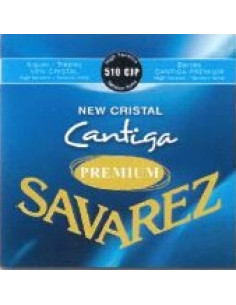 Juego Savarez New Crystal Cantiga Premium Azul Clasica 510-CJP