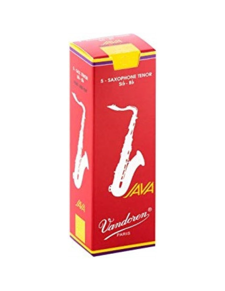 Caja 5 Cañas Saxo Tenor Vandoren Java 3 caja roja