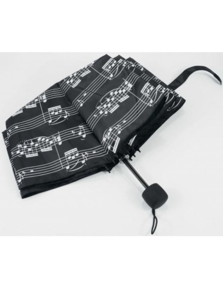 Mini Paraguas Notas Agifty U-2000 Negro